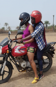 Female staff learning to ride motorcycles - February 2023